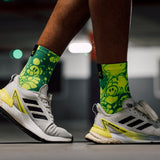 Neon Slide Yellow Socks