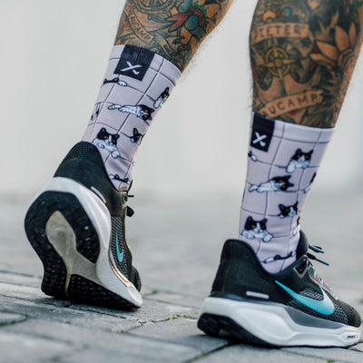 Peekaboo Paws Crew Socks