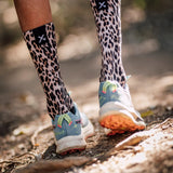 Golden Leopard Crew Socks