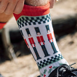 Holly Jolly Nutcracker Crew Socks