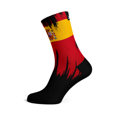 Spain Splash Flag Crew Socks