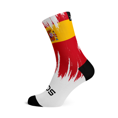 Spain Splash Flag Crew Socks