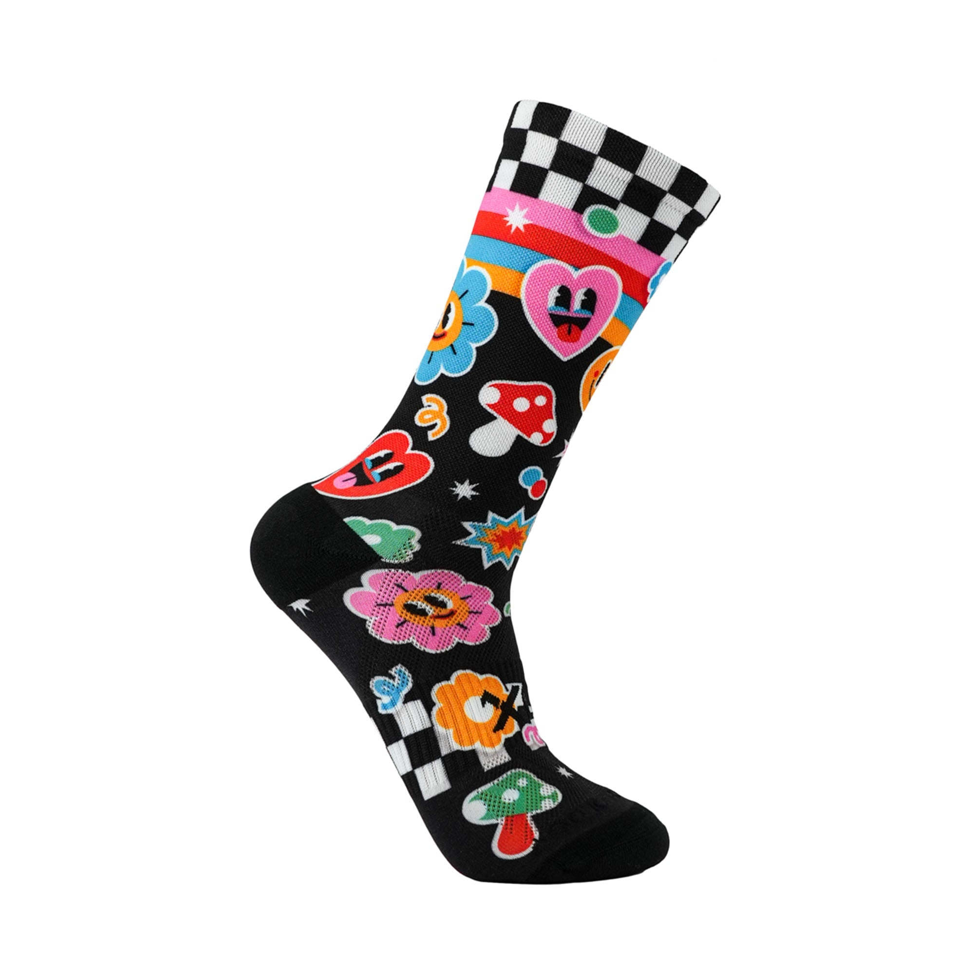 Sticker Crew Socks