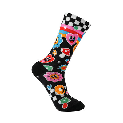 Sticker Crew Socks