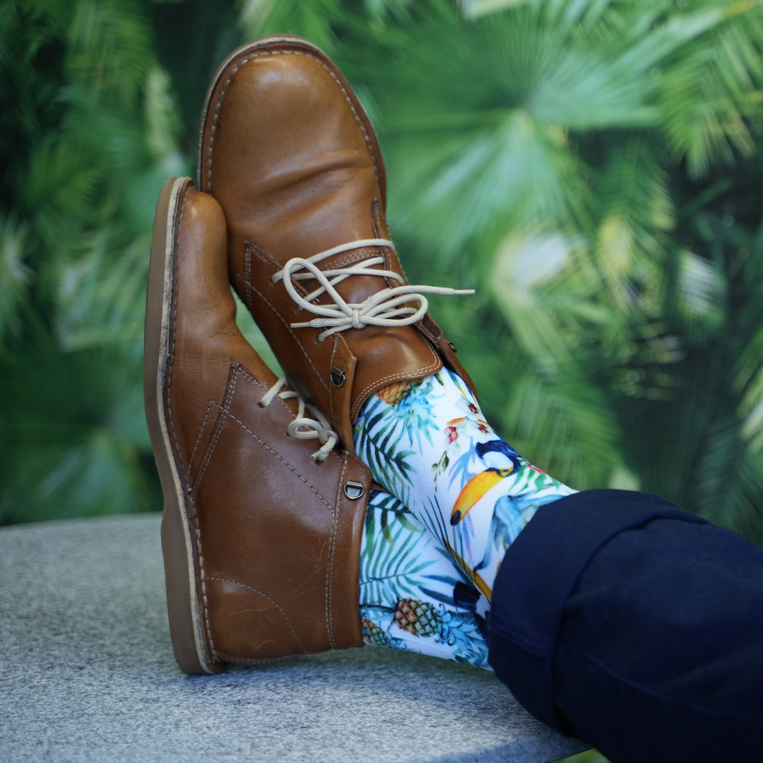Tropical Crew Socks