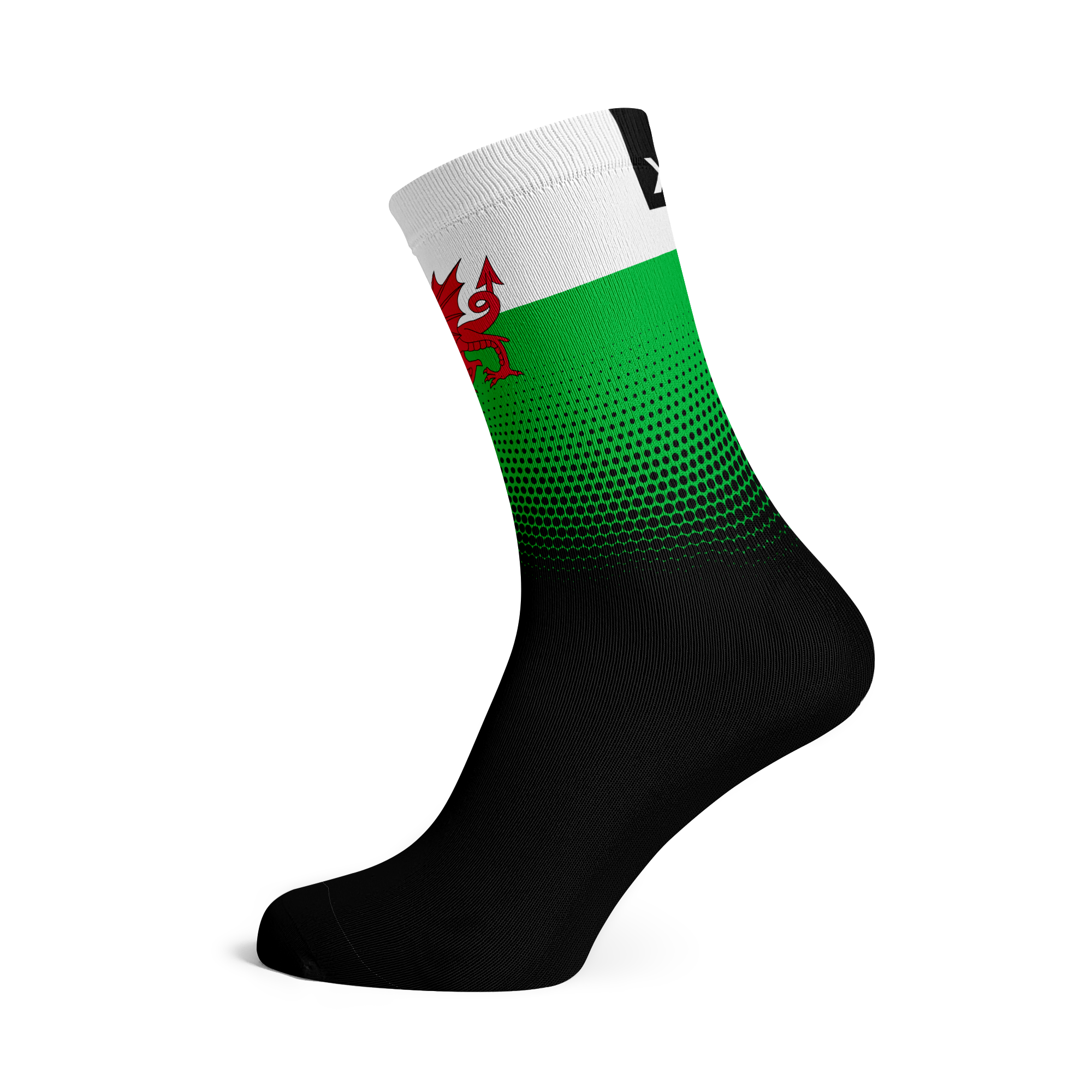 Wales Flag Crew Socks