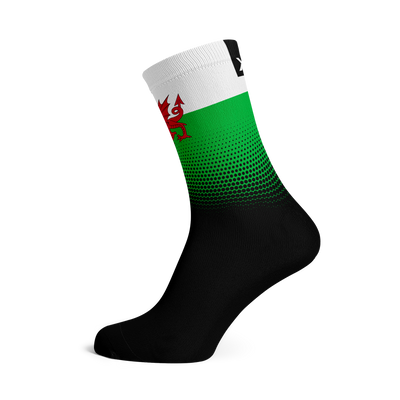 Wales Flag Crew Socks