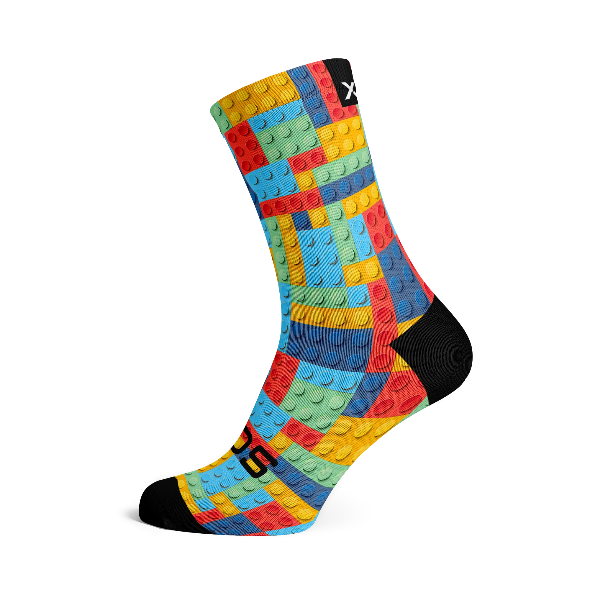 Blocks Crew Socks
