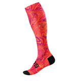 Sox Footwear | Marble Orange Knee High Socks