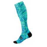 Sox Footwear | Marble Blue Knee High Socks